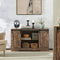 SoBuy FSB60-N - Onderkast - Dressoir met Schuifdeur - Rustiek Houtlook 120x40x70cm