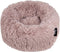 District 70 FUZZ - Hondenmand Donutvormig - Zacht Pluche - Zand - Small Ø 45 cm