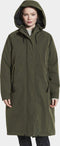 Didriksons Alicia - Dames Outdoor parka - Oversized met fishtail-rug - Donkergroen