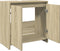 vidaXL - Wastafelkast - 60x33x60 - cm - bewerkt - hout - sonoma - eikenkleurig