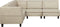 FEVIK - Hoekbank 5-zits - Beige - Linkerzijde - 228 cm - Polyester