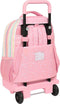 Schoolrugzak met Wielen BlackFit8 Globitos 33 x 45 x 22 cm Roze