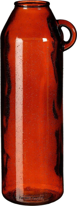 Mica Decorations Vaas Sitia - 17x17x45 cm - Glas - Rood
