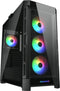 Cougar Duoface Pro RGB - Tower - 2 panelen met RGB-verlichting en luchtstroom - Zwart