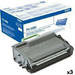 Originele Toner Brother MFCL5750 MFCL6300DW MFCL6800DW MFCL6900DW Zwart (3 Stuks)