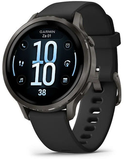 Garmin Venu 4 - Smartwatch - GPS met AMOLED-display en gezondheidsbewaking - Zwart