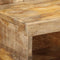 vidaXL - Nachtkastje - 50x27x50 - cm - massief - ruw - mangohout