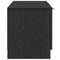vidaXL - TV-kast - - - Zwart - Eiken - - - 140x35x40 - cm - - - Gemaakt - van - Engineered - Wood