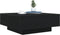 vidaXL - Salontafel - met - LED-verlichting - Zwarte - Eik - 80x80x31 - cm