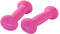 Tunturi Dumbbell set - 2 x 0,5 kg - Neopreen - Fluor Roze (2 stuks)