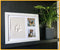 Frummel Fotolijst - Pootafdruk Hond - Gipsafdruk Huisdier - 22,5 x 27,5 cm - Wit