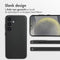 Accezz Samsung Galaxy S24 - MagSafe Leather Backcover - Echt leer - Onyx Black