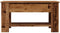vidaXL - Salontafel - 101x49x52 - cm - bewerkt - hout - oud - houtkleurig