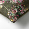 Dutch Decor Sierkussen Flores - Velvet - Groen - 30x50 cm - Kleur Miltary Olive
