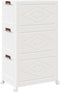 vidaXL - Opbergbox - stapelbaar - met - wielen - 3-laags - 75 - L - 64x39,5x110,5 - cm