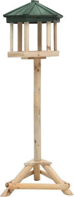 vidaXL - Vogelvoeder - staand - 33x110 - cm - massief - vurenhout