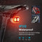Inlustro Smart Fietslamp Set - Achterlicht met Remsensor - LED Fietslampjes Rood en Wit - USB Oplaadbaar - Waterdicht