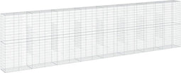 vidaXL - Schanskorf - 800x50x200 - cm - gegalvaniseerd - ijzer - zilverkleurig