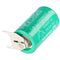 Varta 6127 CR1/2AA with print connection +--, pitch 10mm, positive pole 1 print, negative pole 2 pri