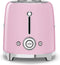 Smeg TSF01PKEU - Broodrooster - 950W 6 bruining-niveaus - Roze