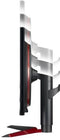 LG 27GN750 - IPS Gaming Monitor - 240Hz - Rood Zwart
