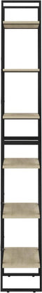 vidaXL - Opbergrek - 60x30x210 - cm - bewerkt - hout - sonoma - eikenkleurig