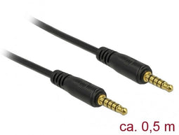 Delock 85695 - 3,5mm Jack 5-polig stereo audio kabel - Geschikt voor Sony DNC - Zwart