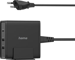 Hama 00200017 - USB Oplader - 3x USB-A en 1x USB-C - 100-240V - Zwart