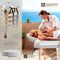 tectake® Massagetafel - 2 Zones - Behandeltafel - 7,5 cm Matras - Rolkussens - Draagtas - Opvouwbaar - Verstelbaar - Wit