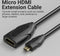 Vention Micro HDMI naar HDMI Verlengkabel - Micro HDMI Kabel naar HDMI - 1 Meter