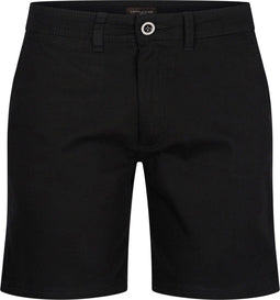 Cappuccino Italia Chino Short - Heren Short - Katoen Elastaan - Zwart - M