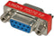 Lindy 70072 - Mini Gender Changer - Serieel 9-pins - Rood