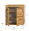 Furnilux Jam - Highboard - Dichte kast met plank(en) - Bruin - 35x80x88cm