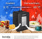 tectake® Mini-Autokoelkast - Draagbare minibar 14L - 2-in-1 koelen en verwarmen - 12v + 220/240v aansluiting - 27 x 31 x 41 cm