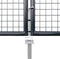 vidaXL - Gaaspoort - 289x150 - cm - gegalvaniseerd - staal - grijs