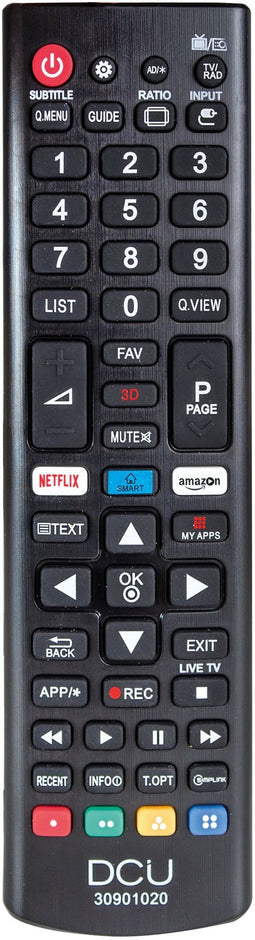DCU Advance Tecnologic 30901020 - Afstandsbediening - Ingebouwd display - Zwart