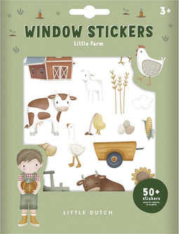 Little Dutch - Raamstickers - Boerderij thema - 50 stuks
