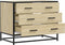vidaXL - Ladekast - 70x41x56 - cm - bewerkt - hout - sonoma - eikenkleurig