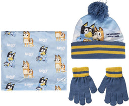 Bluey Winterset Muts, Handschoenen en Sjaal