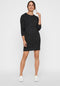 VERO MODA VMDOFFY LS O-NECK DRESS GA NOOS - Dames Jurk - Polyester mix - Maat S