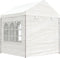 vidaXL - Prieel - met - dak - 20,07x2,28x2,69 - m - polyetheen - wit