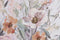 Schilderij Home ESPRIT Shabby Chic Vaas 70 x 3,5 x 100 cm (2 Stuks)
