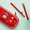 Click&Clack Tweekleurige Balpen Lieveheersbeestje 1 mm - Rood en Zwart