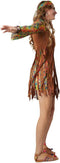 dressforfun - Rebelse Hippie Squaw L - verkleedkostuum - kleurrijk ontwerp