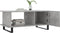 vidaXL - Salontafel - 90x50x40 - cm - bewerkt - hout - betongrijs