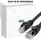 SBVR Ethernet Kabel - CAT 6 Netwerkkabel - 10 Meter - Zwart
