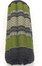 Meditatie yoga matje kussen GROOT origineel rolmatrasje thais design 70 cm x 70 cm groen