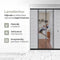 O'DADDY® Vliegengordijn Lamellenhor - 184x260 cm - Zelfsluitend - Zwart