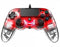 Nacon Officieel gelicenseerde Illuminated Wired Compact Controller - PS4 - Bedraad - Rood