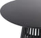 MESILLA - Ronde eettafel - Zwart - 120 cm - MDF